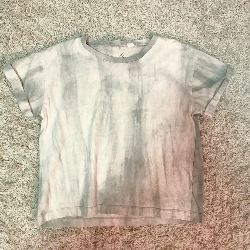☁️Ribbed tie dye PacSun tee